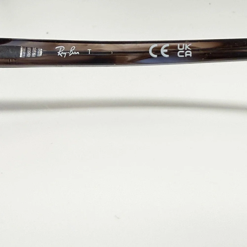 Ray-Ban RB 1591 3924 Grey Marble Square Optical Glasses Frames 48-16-130